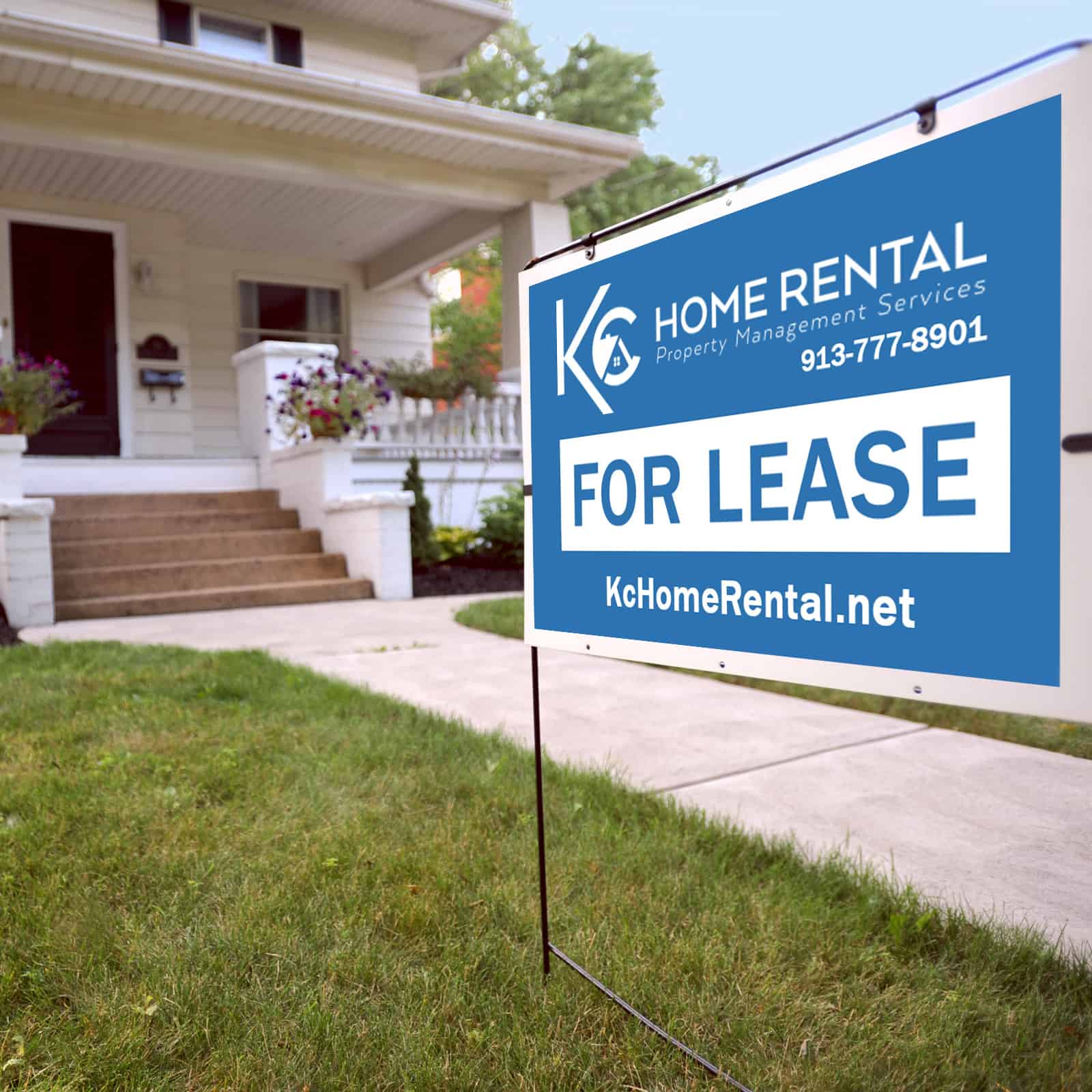 KC home rental sign